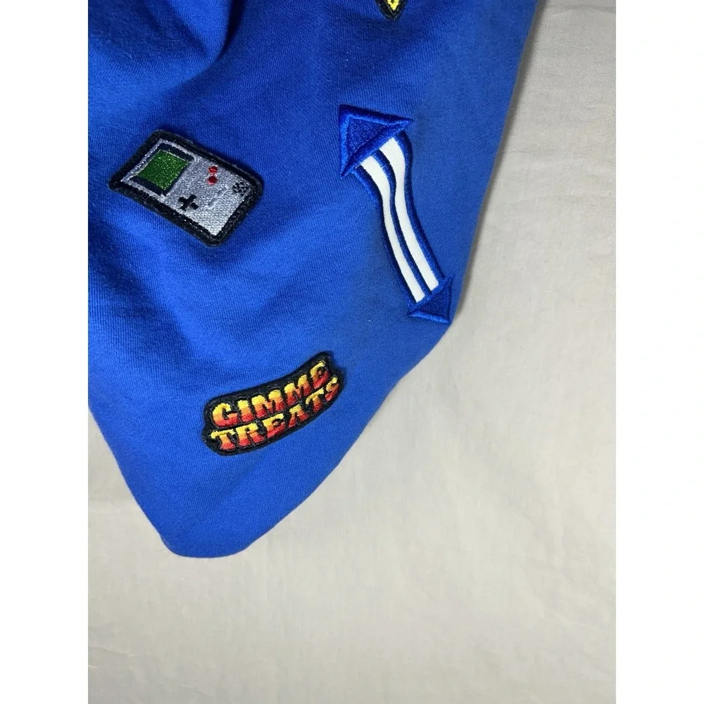 FuzzYard Treats Dog Hoodie Sweater Blue Size 7 Patch Large Pet Apparel‎